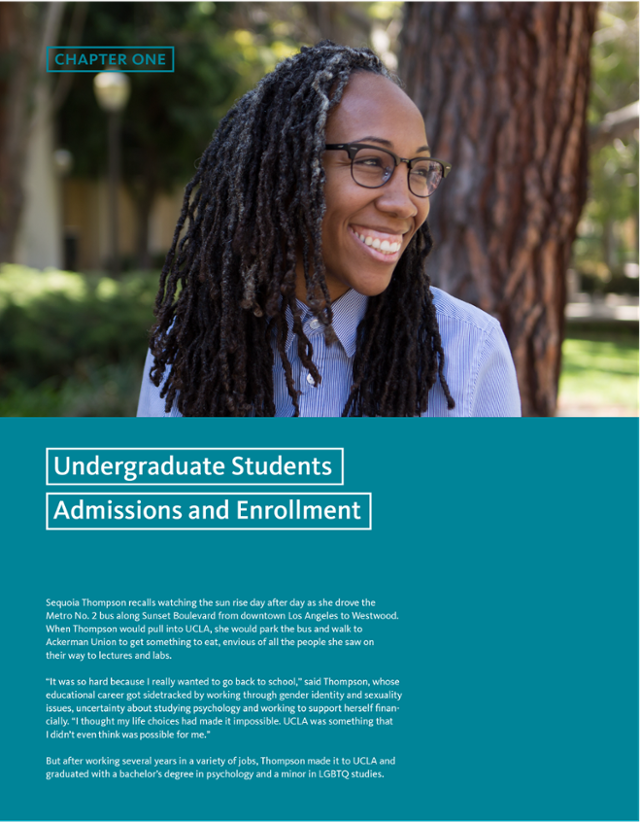 chapter one: undergraduate students: admissions and enrollment